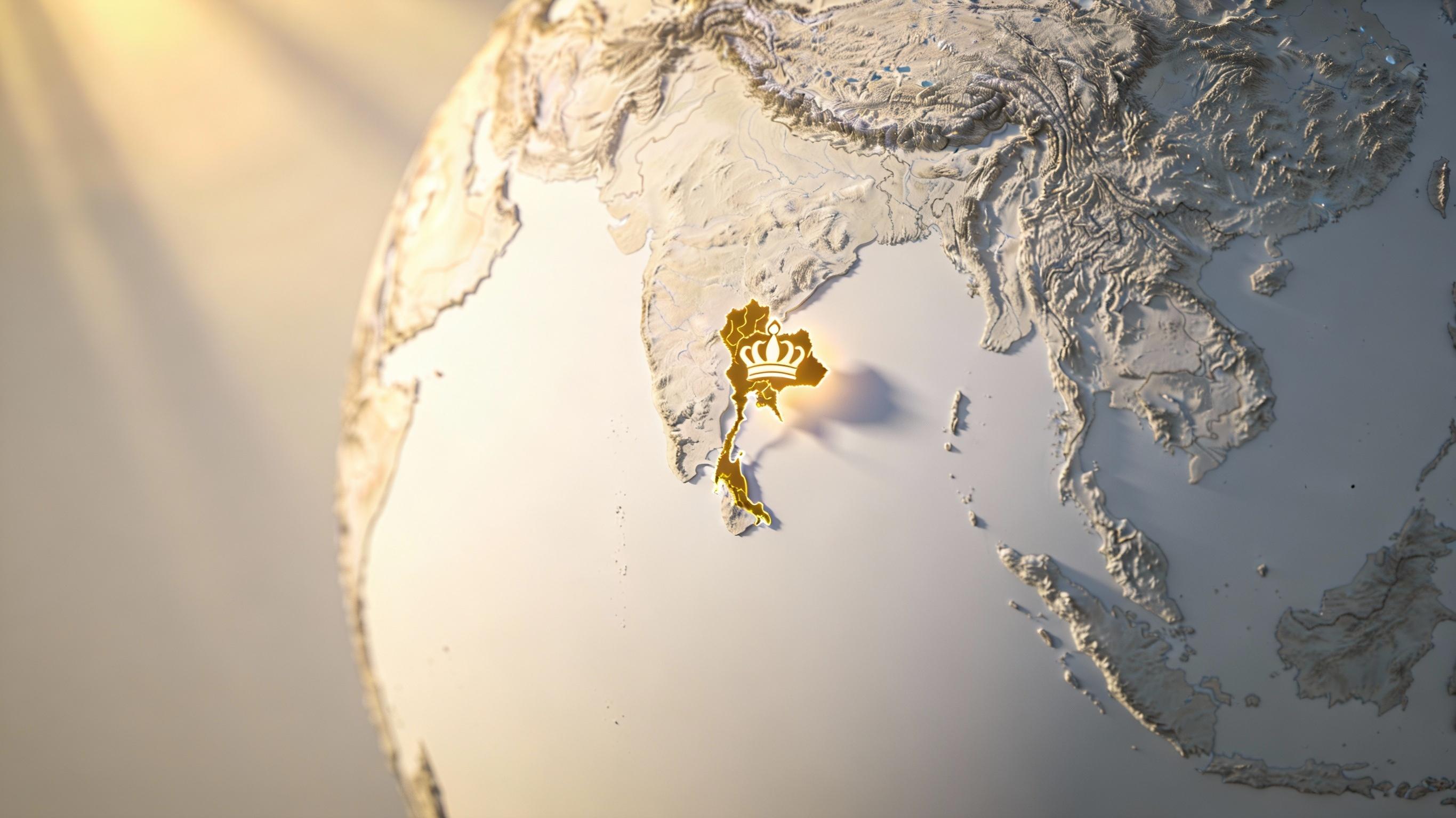 Таиланд на карте мира: где находится королевство вечного лета